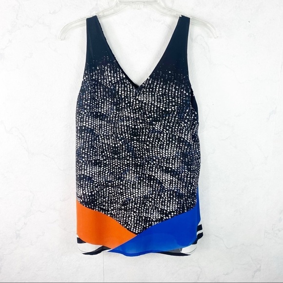 [Willi Smith] Printed Layering V Neck Top - Picture 2 of 2